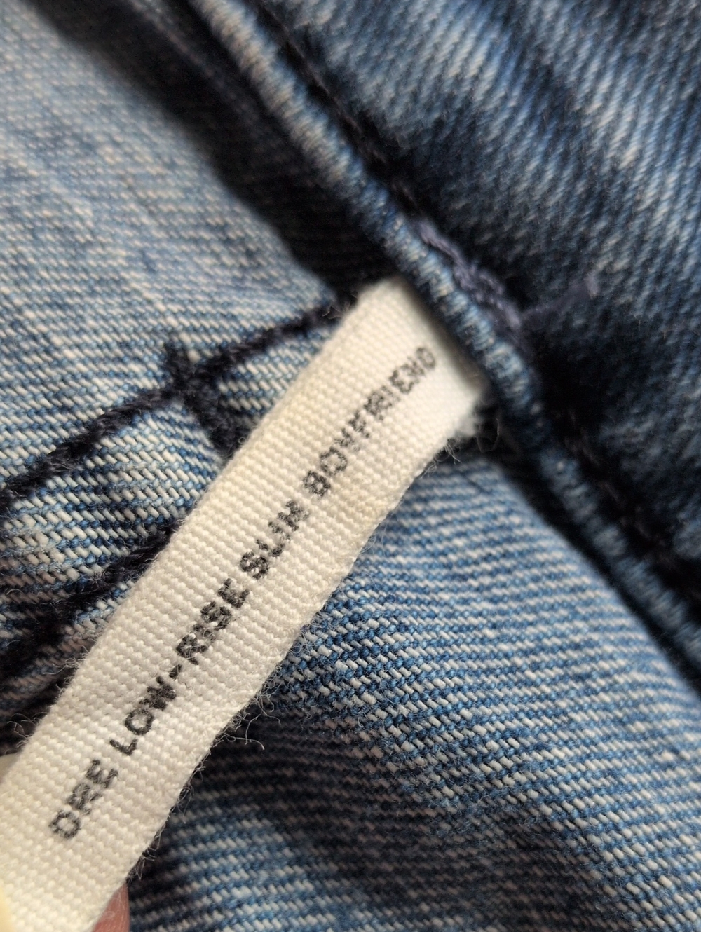RAG & BONE I 'Dre' Low-Rise Sapphire Faded Blue Relaxed Slim Boyfriend Jeans, 28 - Picture 12 of 16